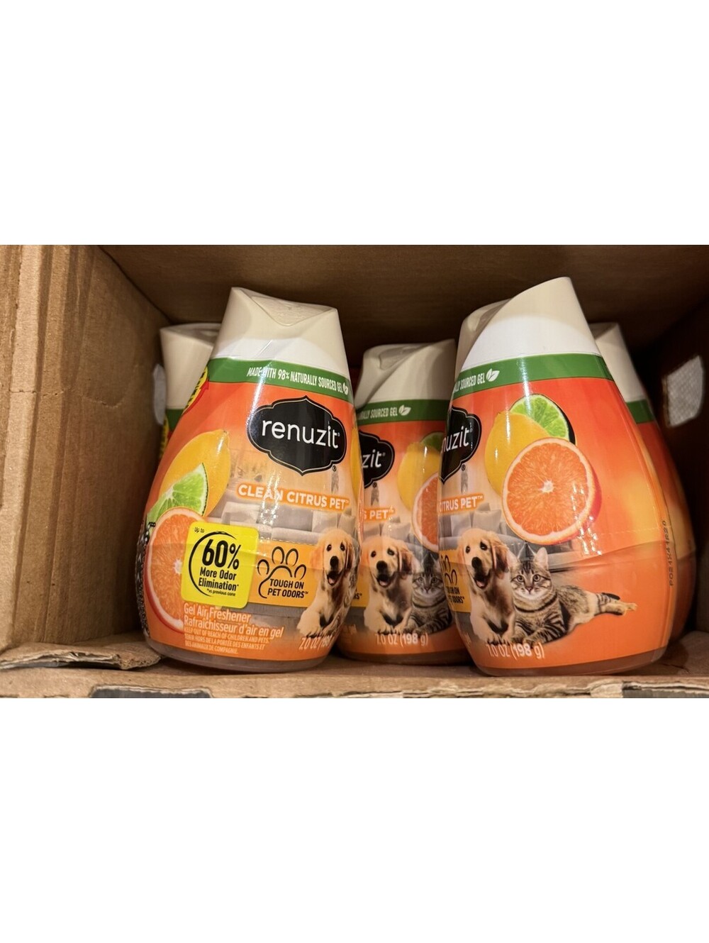 Renuzit Clean Citrus Pet 7 oz Air Freshner Set of 11